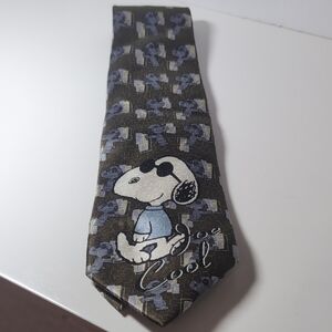 50th Anniversary Snoopy As Joe Cool 100% Silk Tie